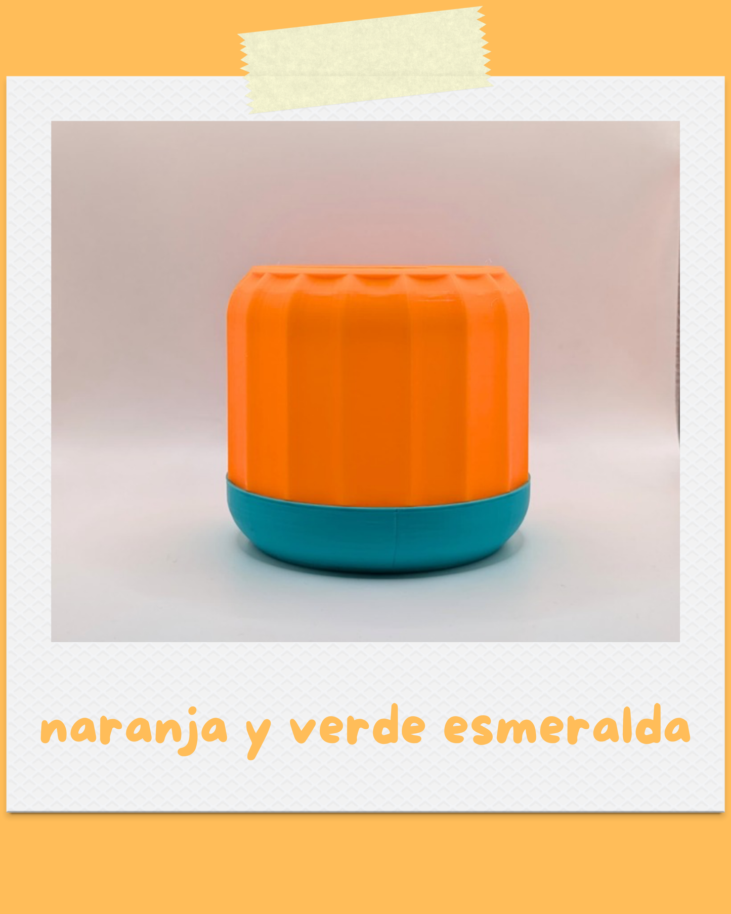 Maceta Canela - Para interiores, con drenaje y plato