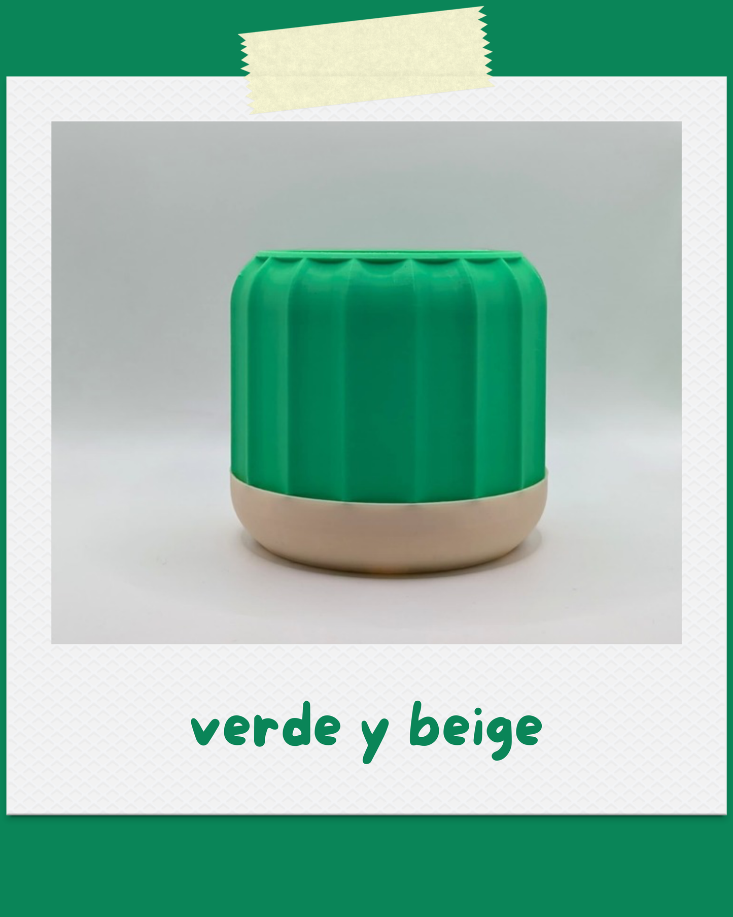 Maceta Canela - Para interiores, con drenaje y plato