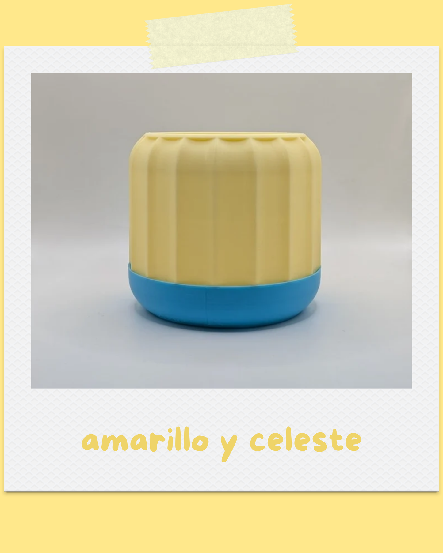 Maceta Canela - Para interiores, con drenaje y plato