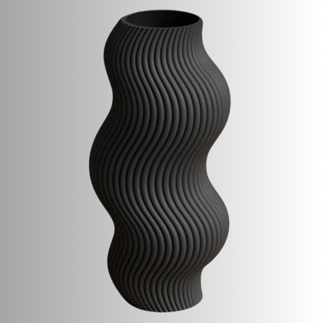 Jarrón ondulado - Estética para tu ambiente!
