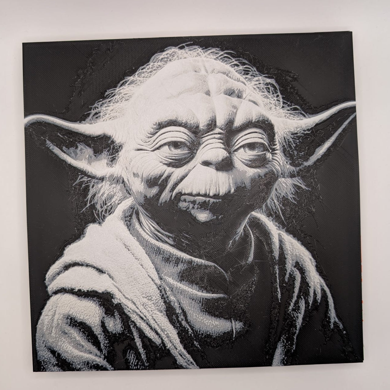 Lámina con relieve - Yoda - Star Wars