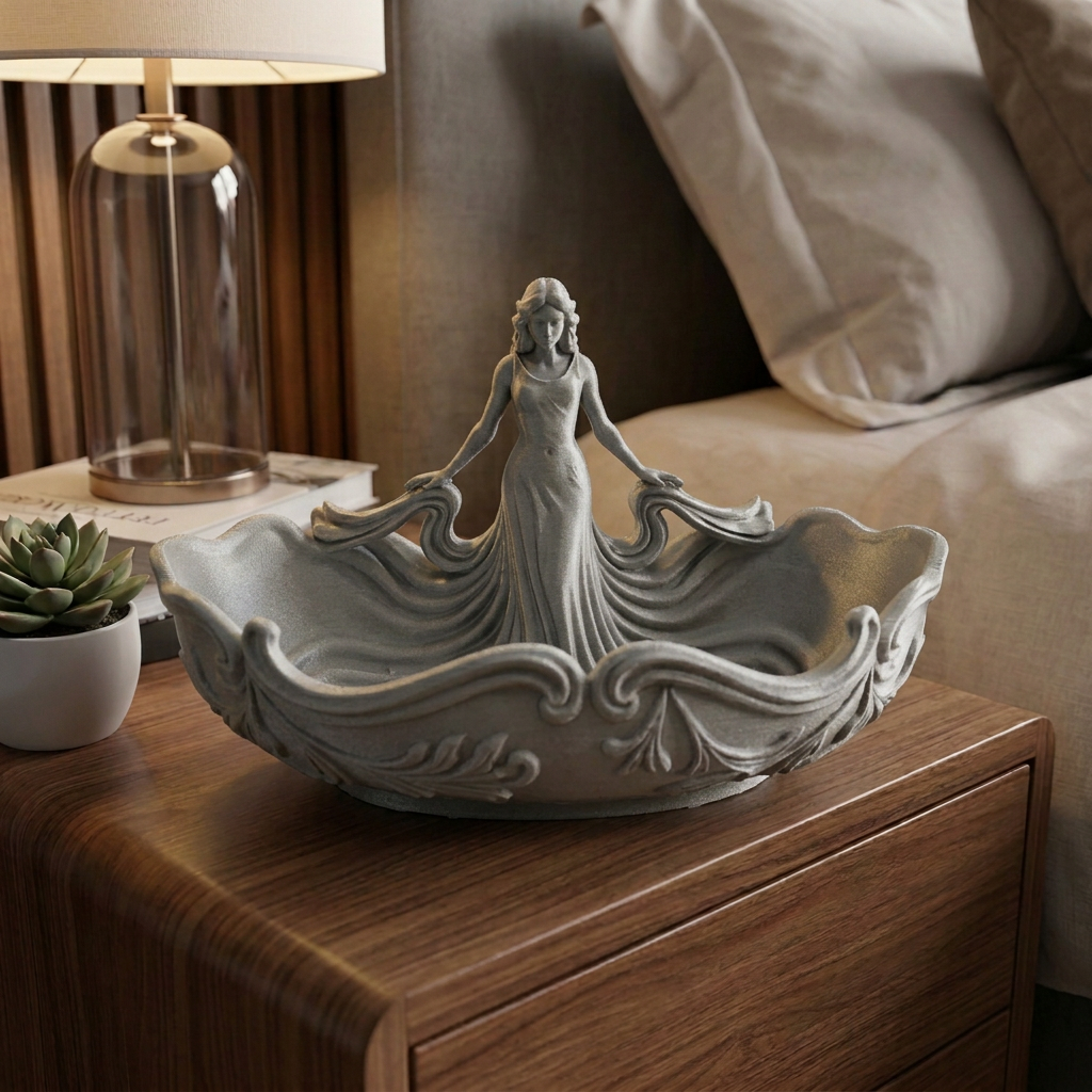 Alhajero decorativo de diosa, variante Gris.
