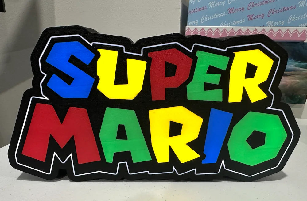 Lámpara de leds: Super Mario y amigos!