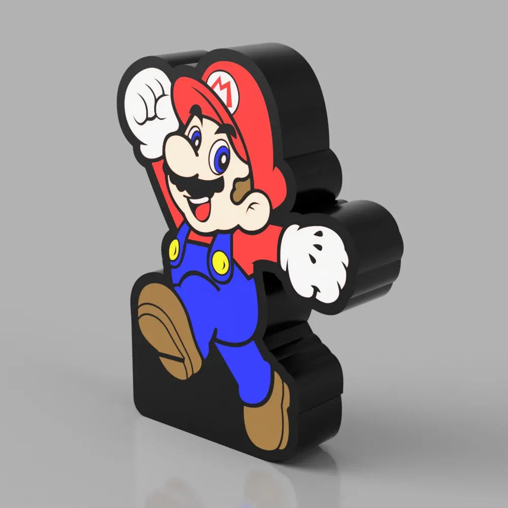 Lámpara de leds: Super Mario y amigos!