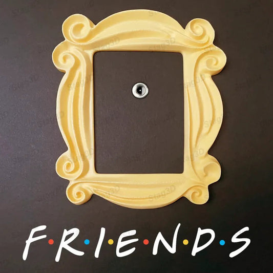 Marco dorado de la serie Friends - Decoración de puerta