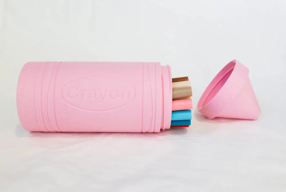 Cartuchera con forma de Crayón