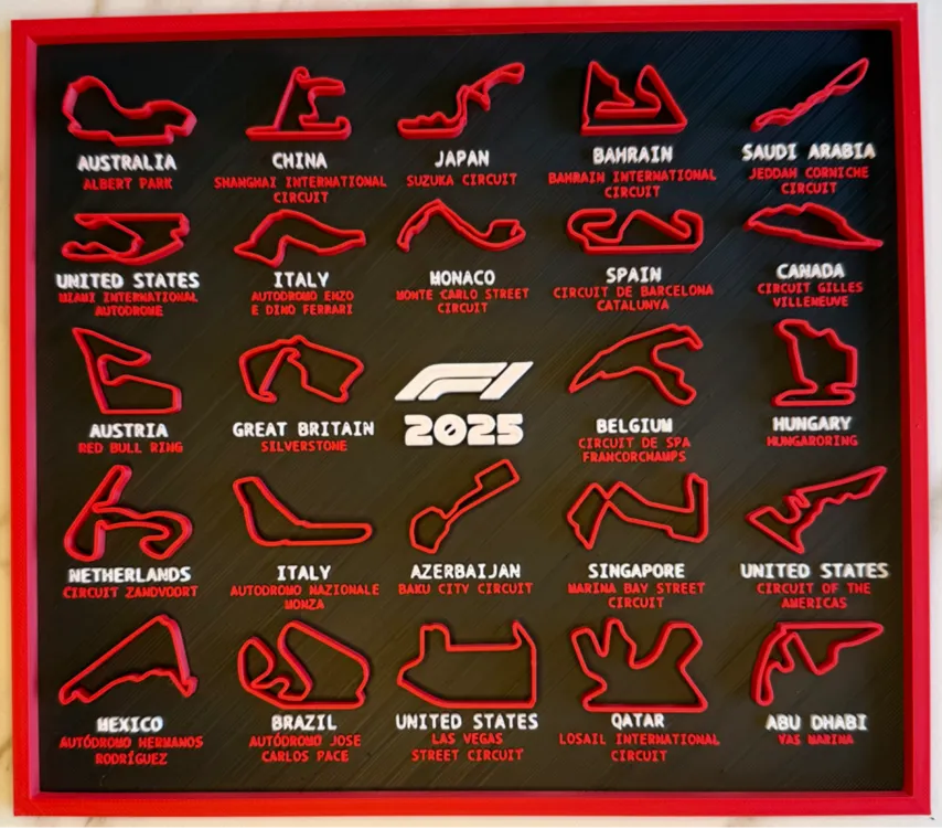 Calendario F1 2025