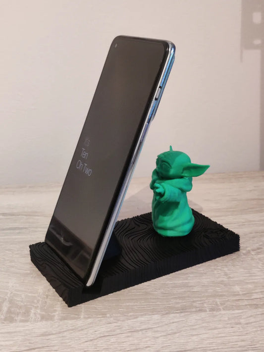 Soporte para celular de Yoda
