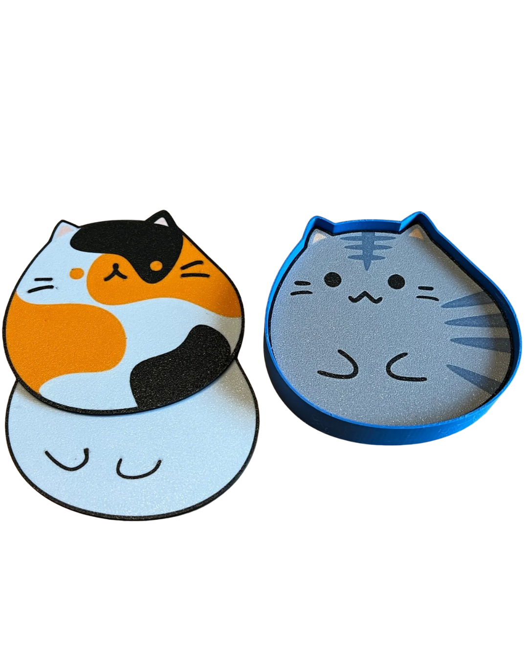 Juego de posavasos - gatitos divertidos