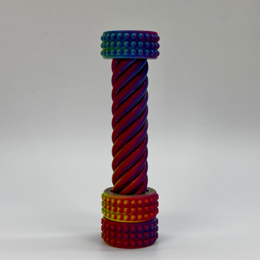 Tornillo antiestrés giratorio - fidget - Color al azar