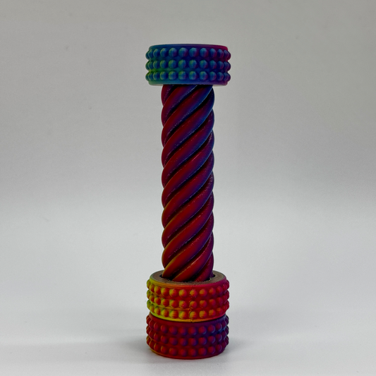 Tornillo antiestrés giratorio - fidget - Color al azar