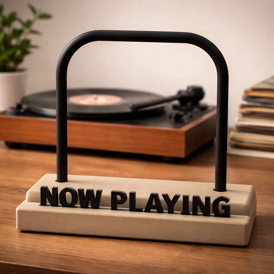 Soporte Para Discos De Vinilo "Now Playing"