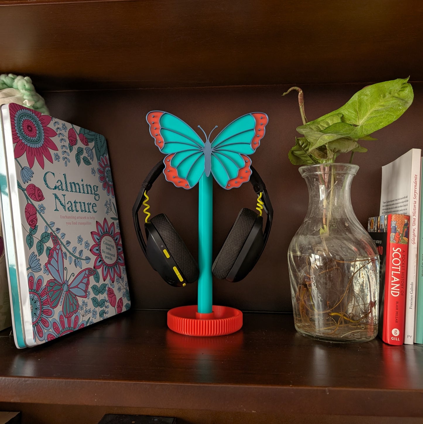 Soporte para auriculares con diseño