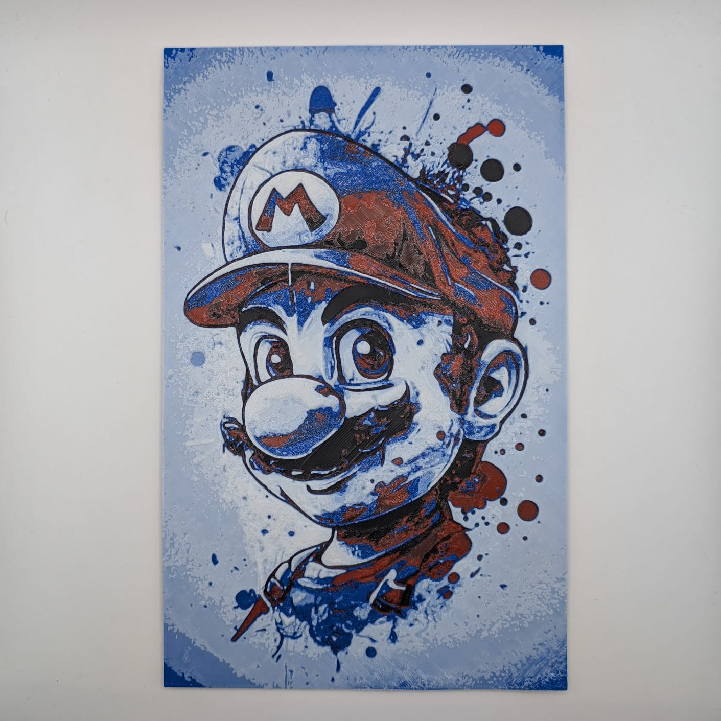 Lámina con relieve - Super Mario