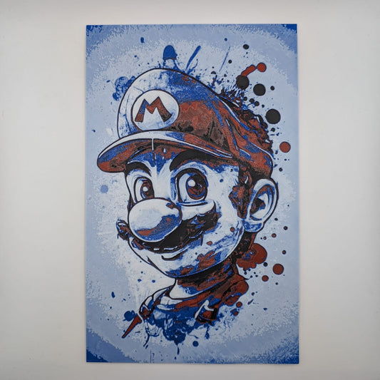 Lámina con relieve - Super Mario