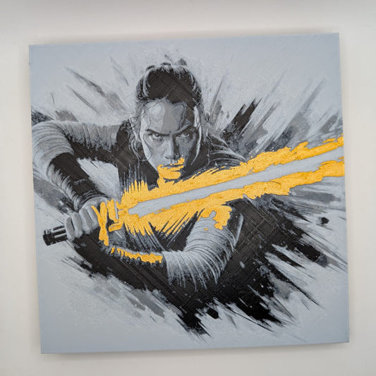Lámina con relieve - Rey - Star Wars