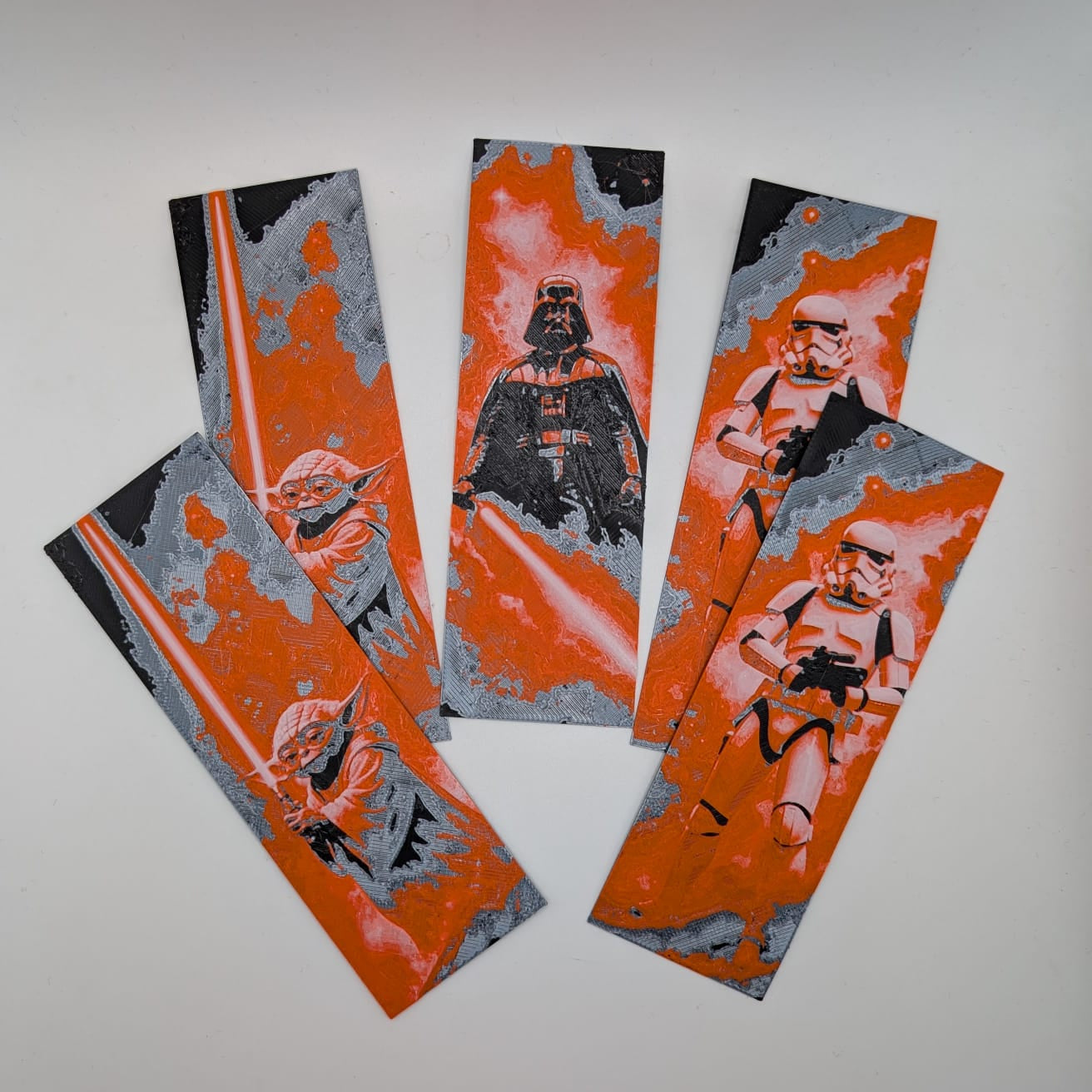 Marcapáginas con relieve por pack- Variedad de diseños