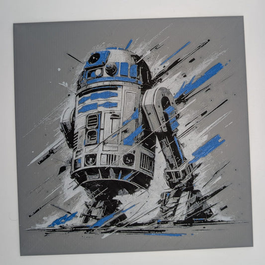 Lámina con relieve - R2D2 - Star Wars