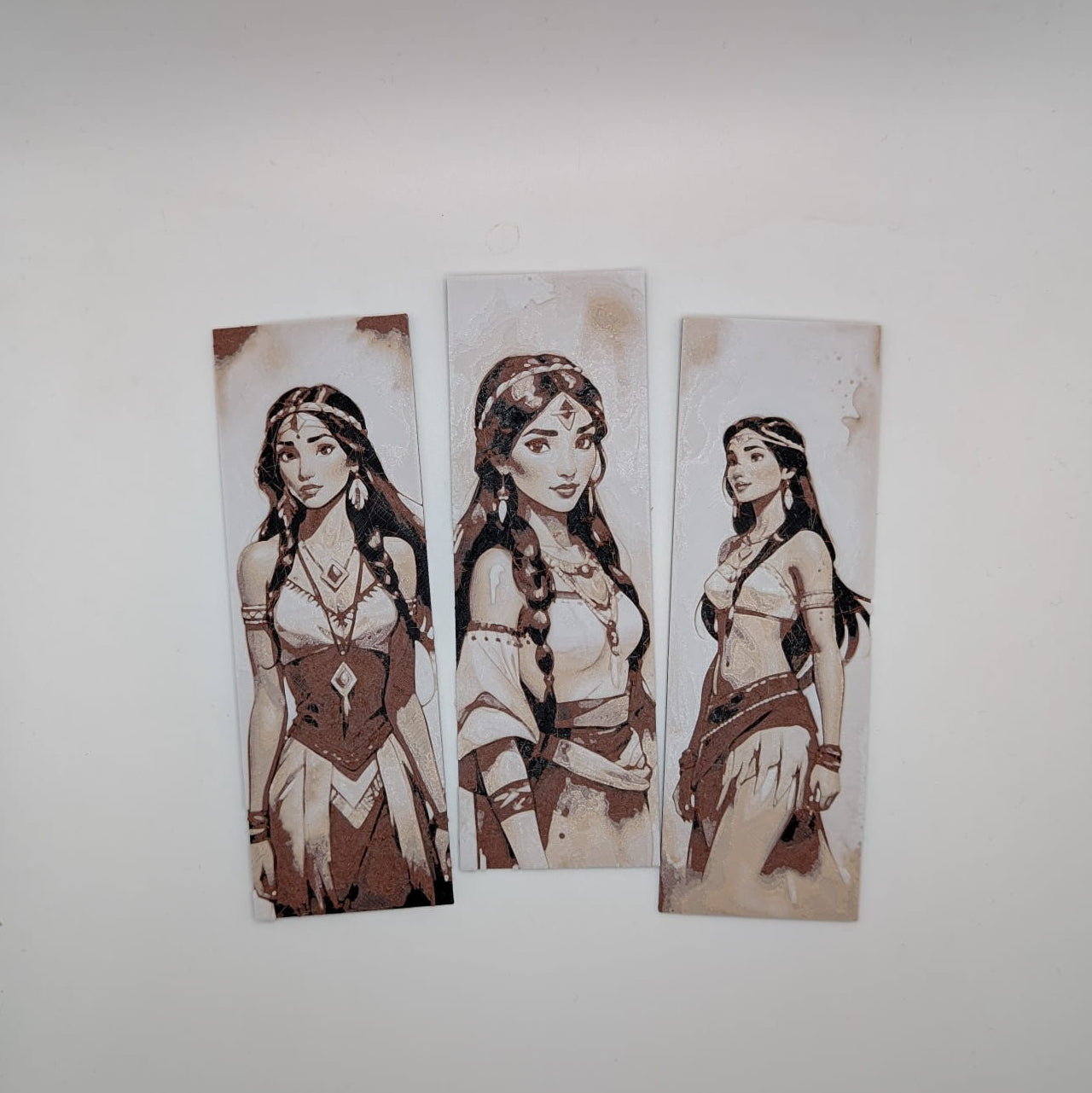 Marcapáginas con relieve por pack- Variedad de diseños