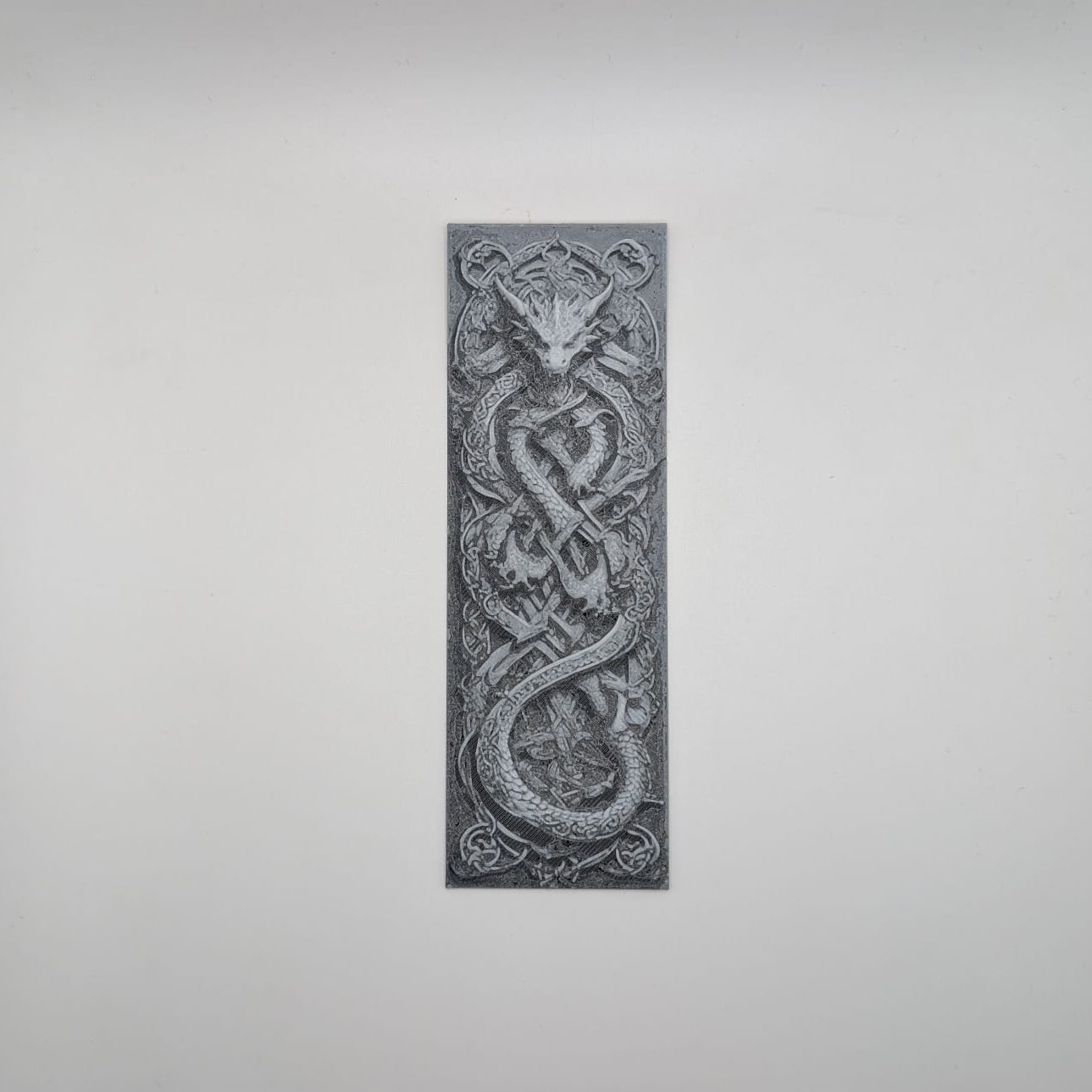 Marcapáginas con relieve mediano