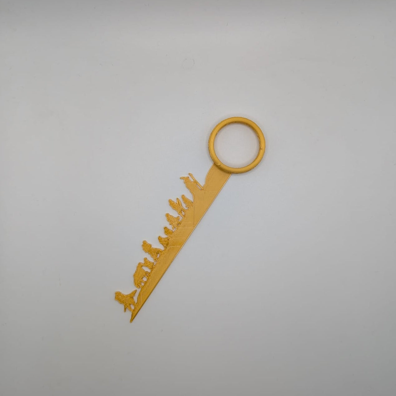 Marcapáginas con relieve mediano