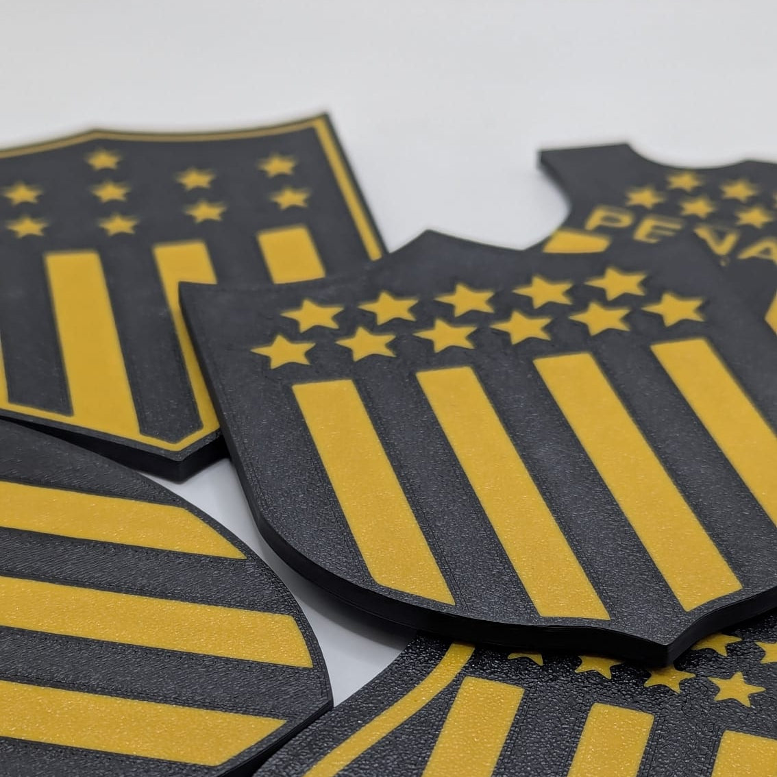Set de posavasos - Escudos históricos de Peñarol
