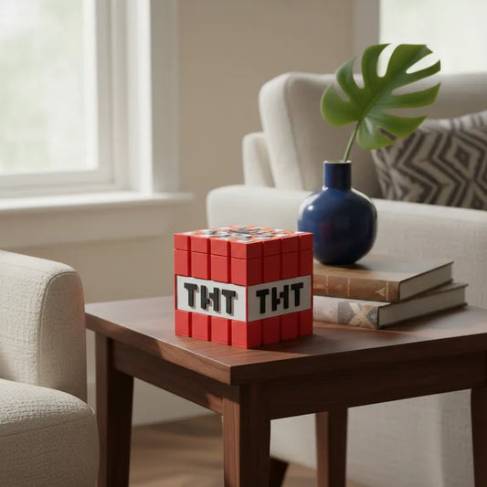 Alcancía de cubo de TNT de Minecraft