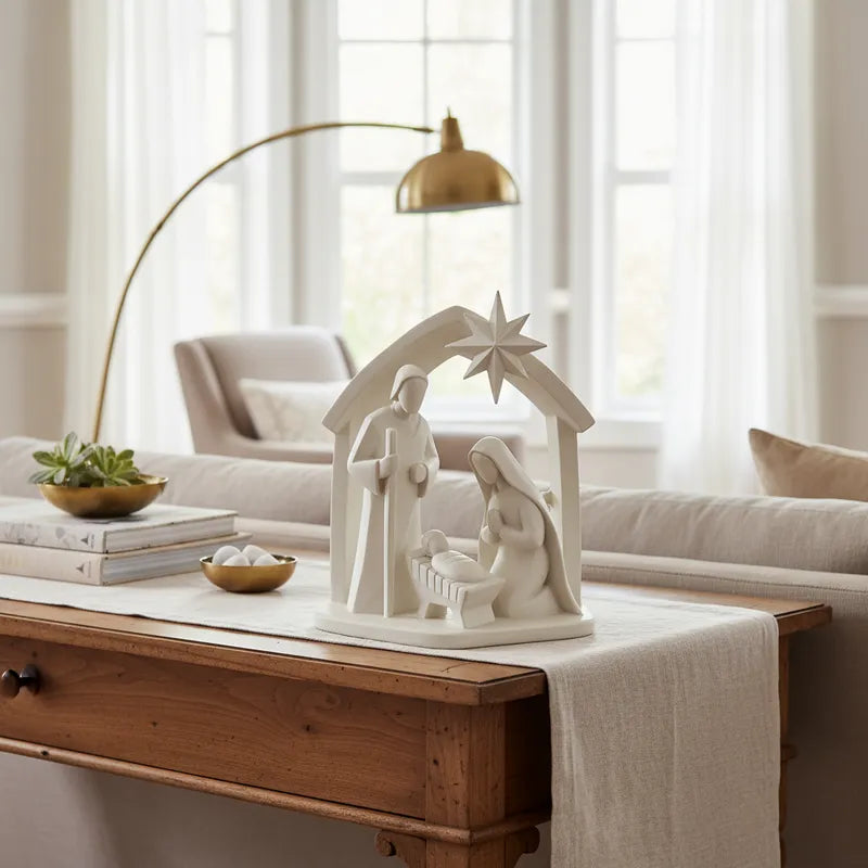 Pesebre minimalista moderno