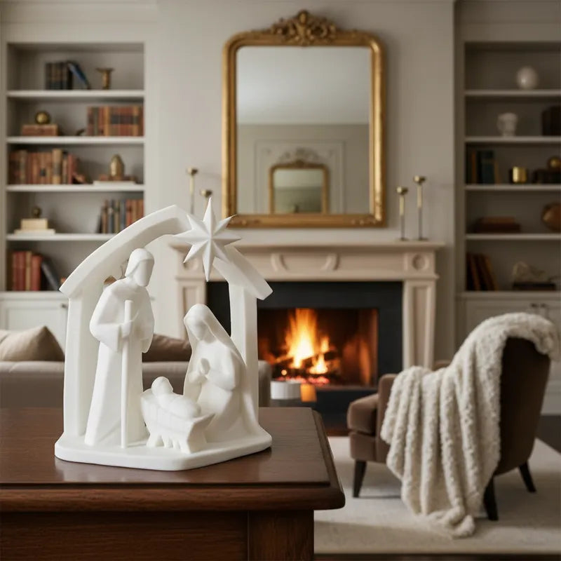 Pesebre minimalista moderno