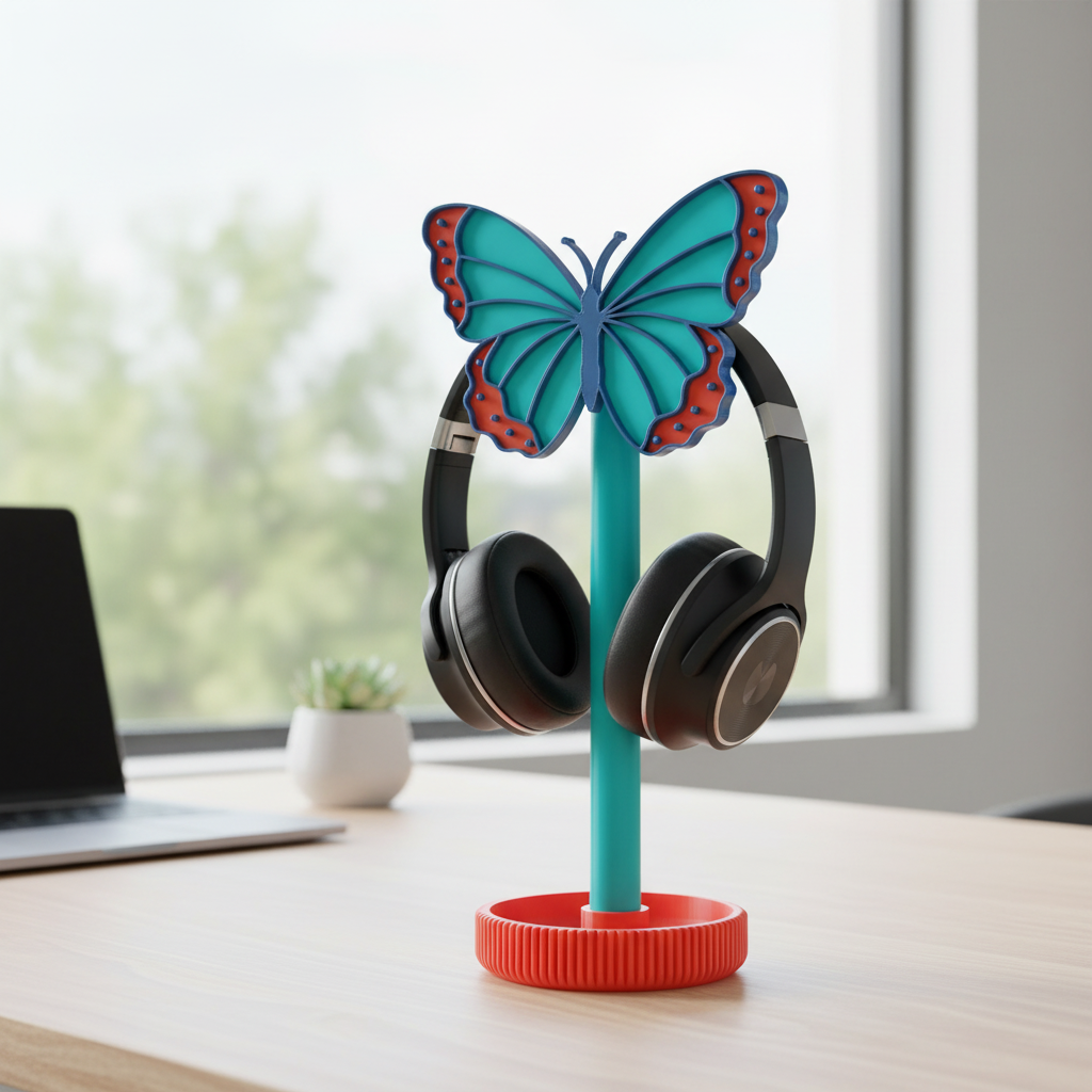 Soporte para auriculares con diseño