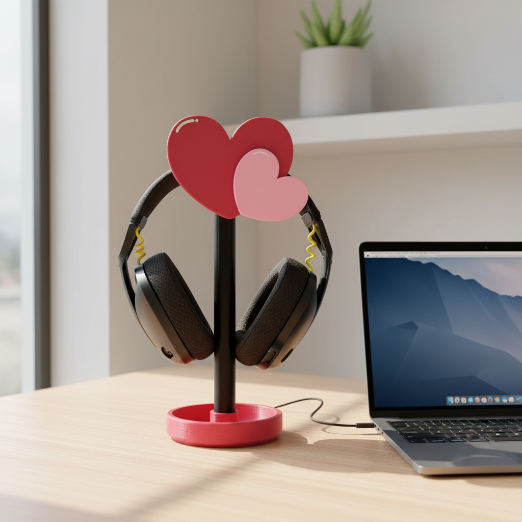 Soporte para auriculares con diseño