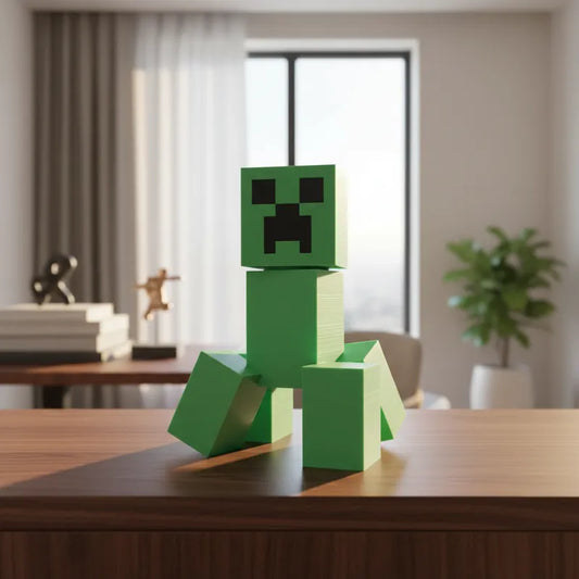 Alcancía de Creeper de Minecraft - 24 cm