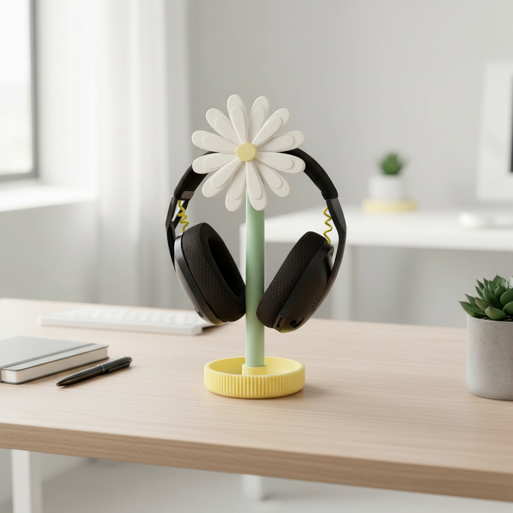 Soporte para auriculares con diseño