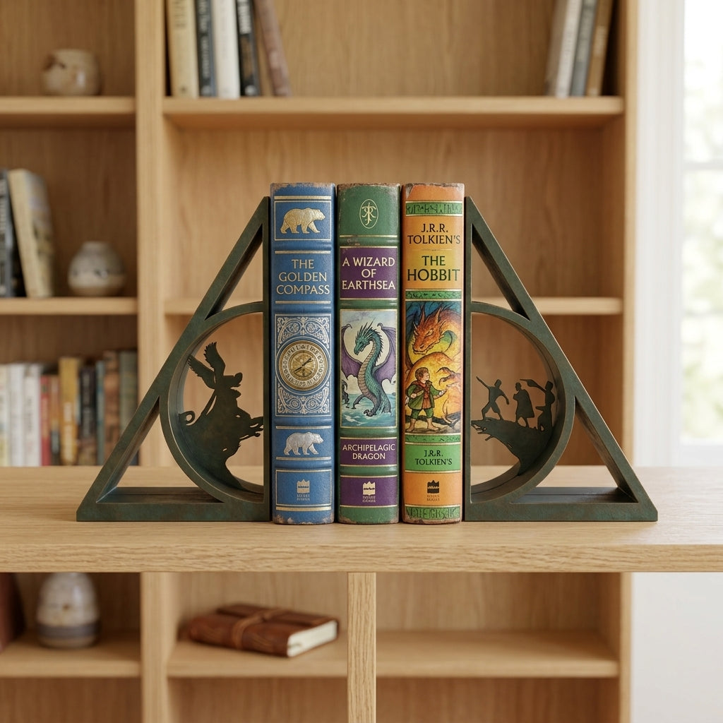 Soporte para libros de Harry Potter - Reliquias de la muerte