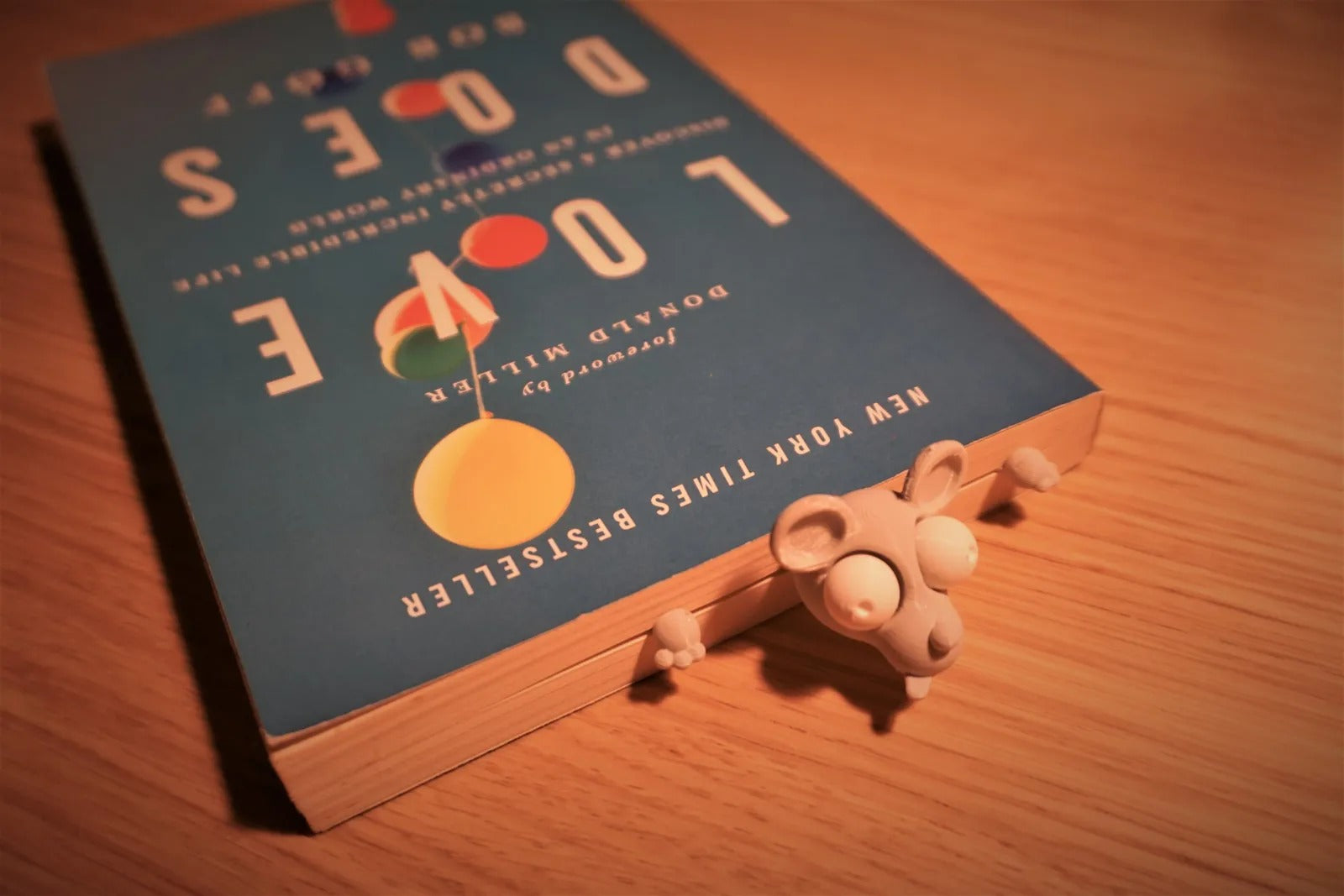 Marcador de Libros de Ratoncito Aplastado