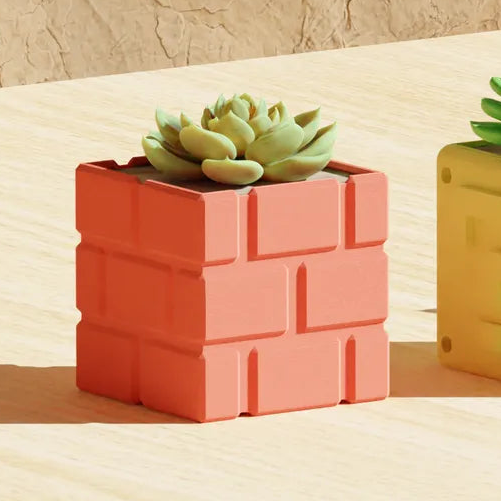 Pack de 3 macetas para tunitas - Super mario
