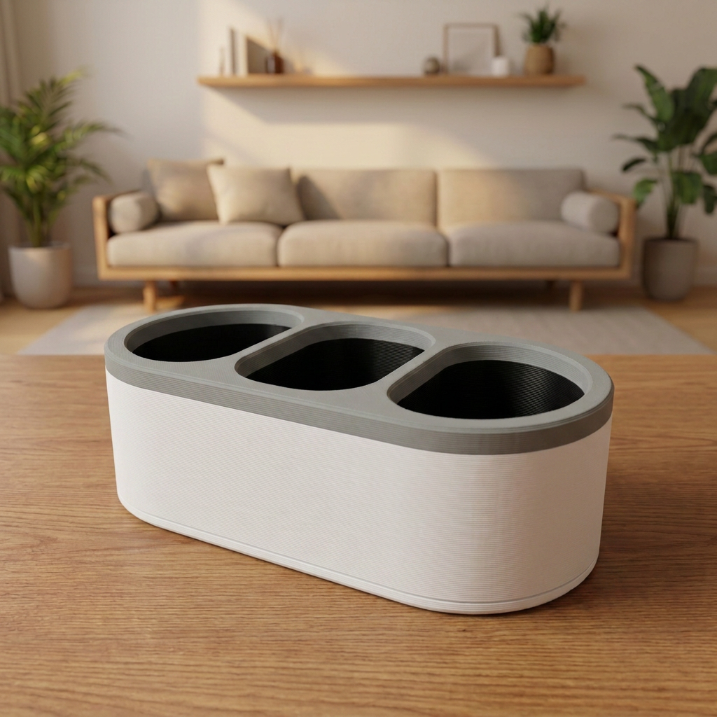 Organizador de controles remotos - Diseño redondeado