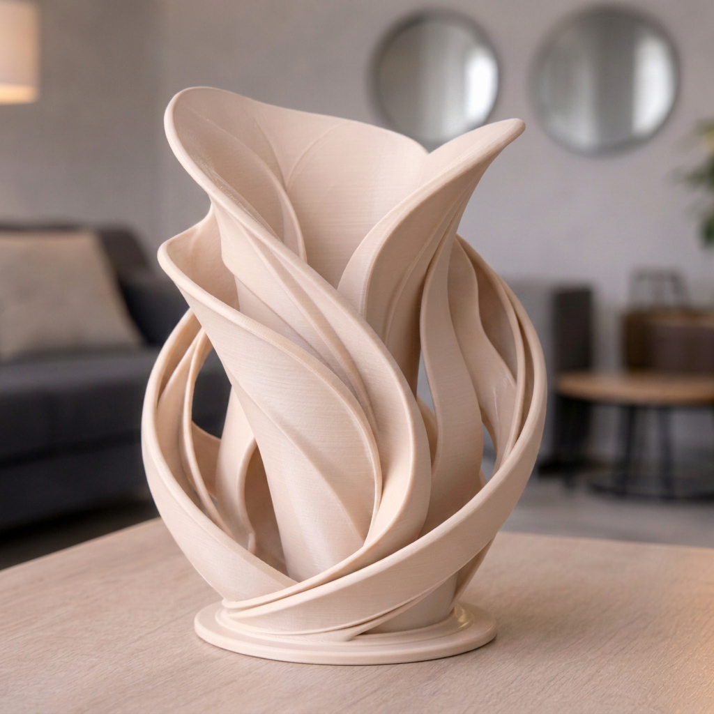 Florero moderno geométrico de diseño minimalista