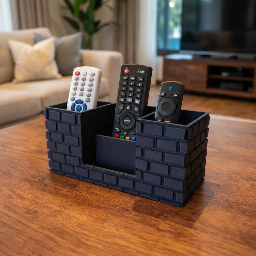 Organizador de controles remotos estilo ladrillo