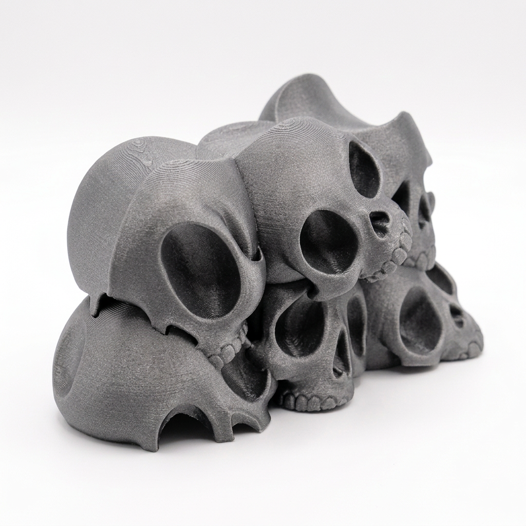 Soporte para joystick de PS5 con diseño de calaveras, color Gris.