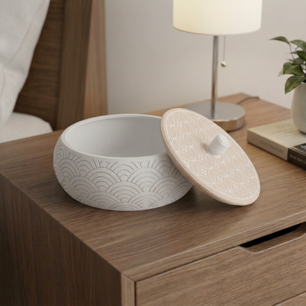 Alhajero Aomi elegante, variante Blanco / Beige.