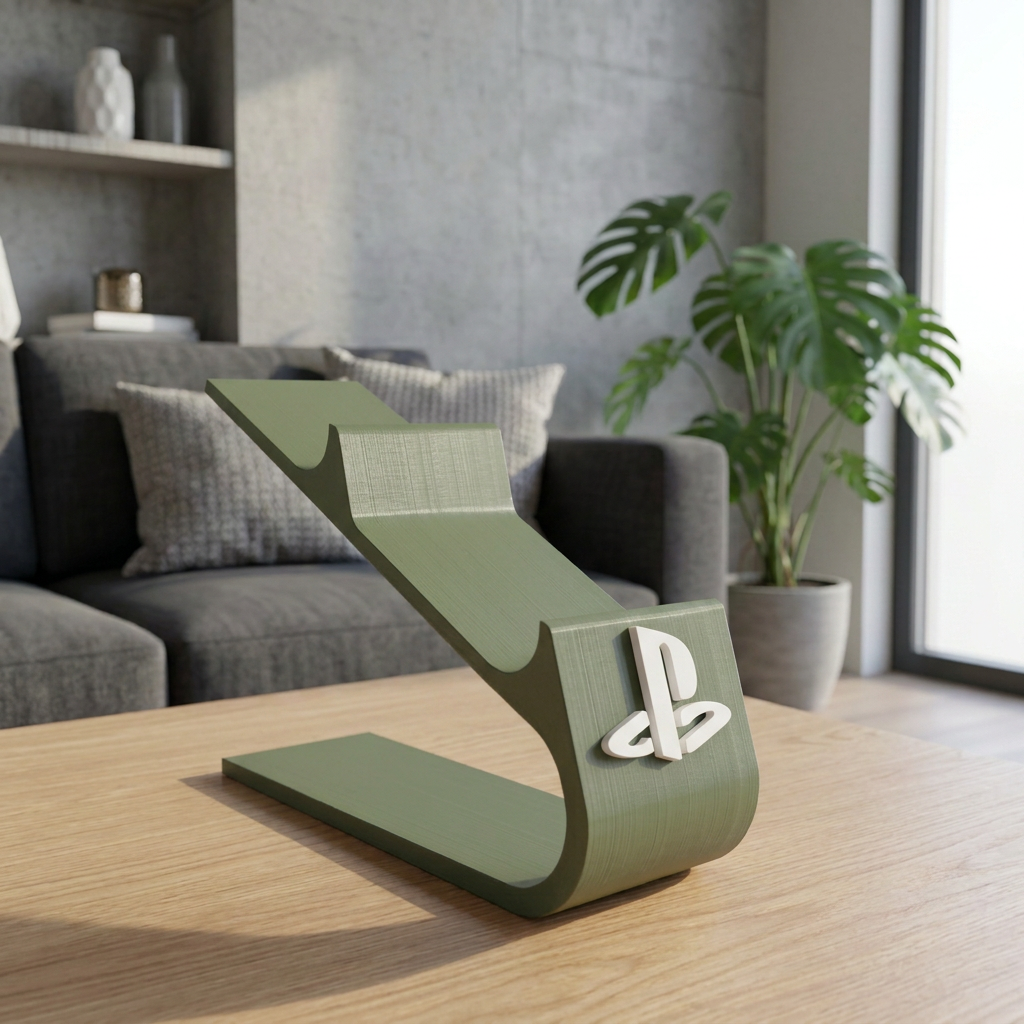 Soporte doble para controles de PlayStation 5, variante Verde Oscuro.