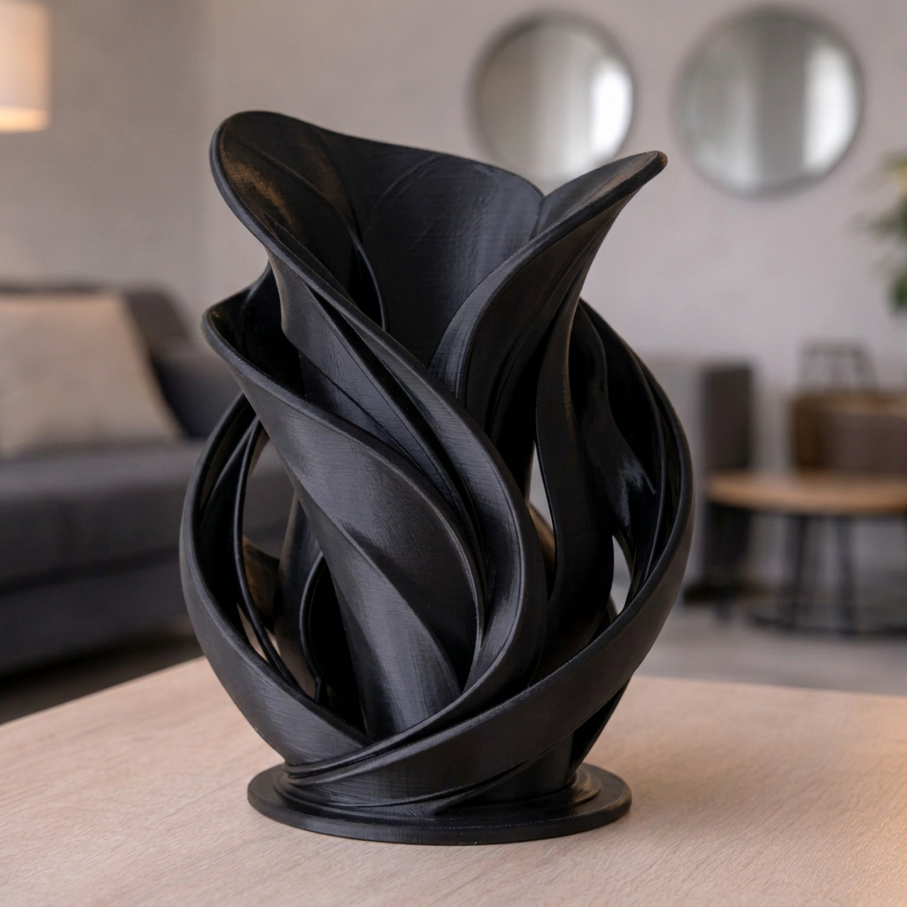 Florero moderno geométrico de diseño minimalista