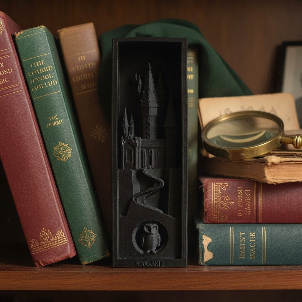 Apoyalibros de Hogwarts - Book Nook