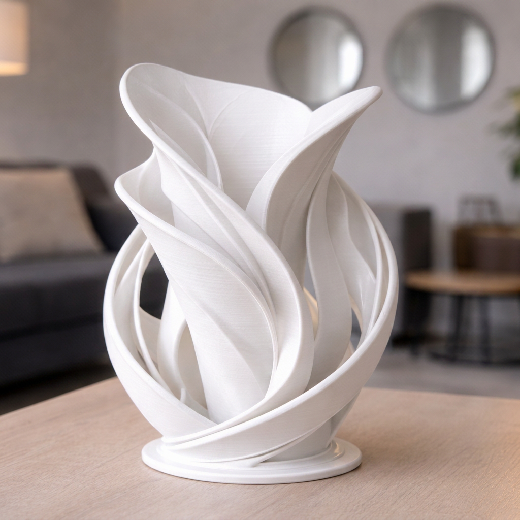 Florero moderno geométrico de diseño minimalista