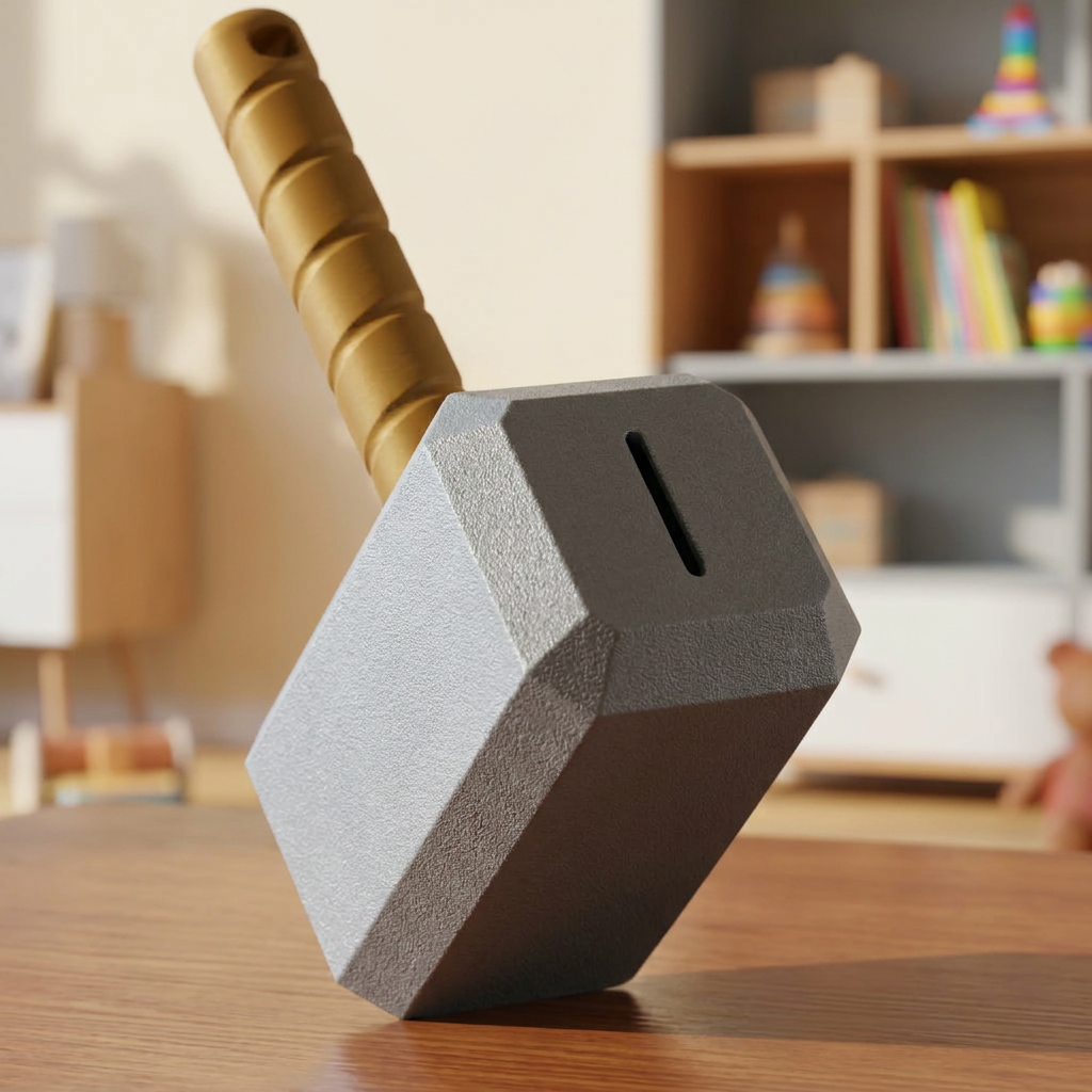 Alcancía Mjolnir de Thor