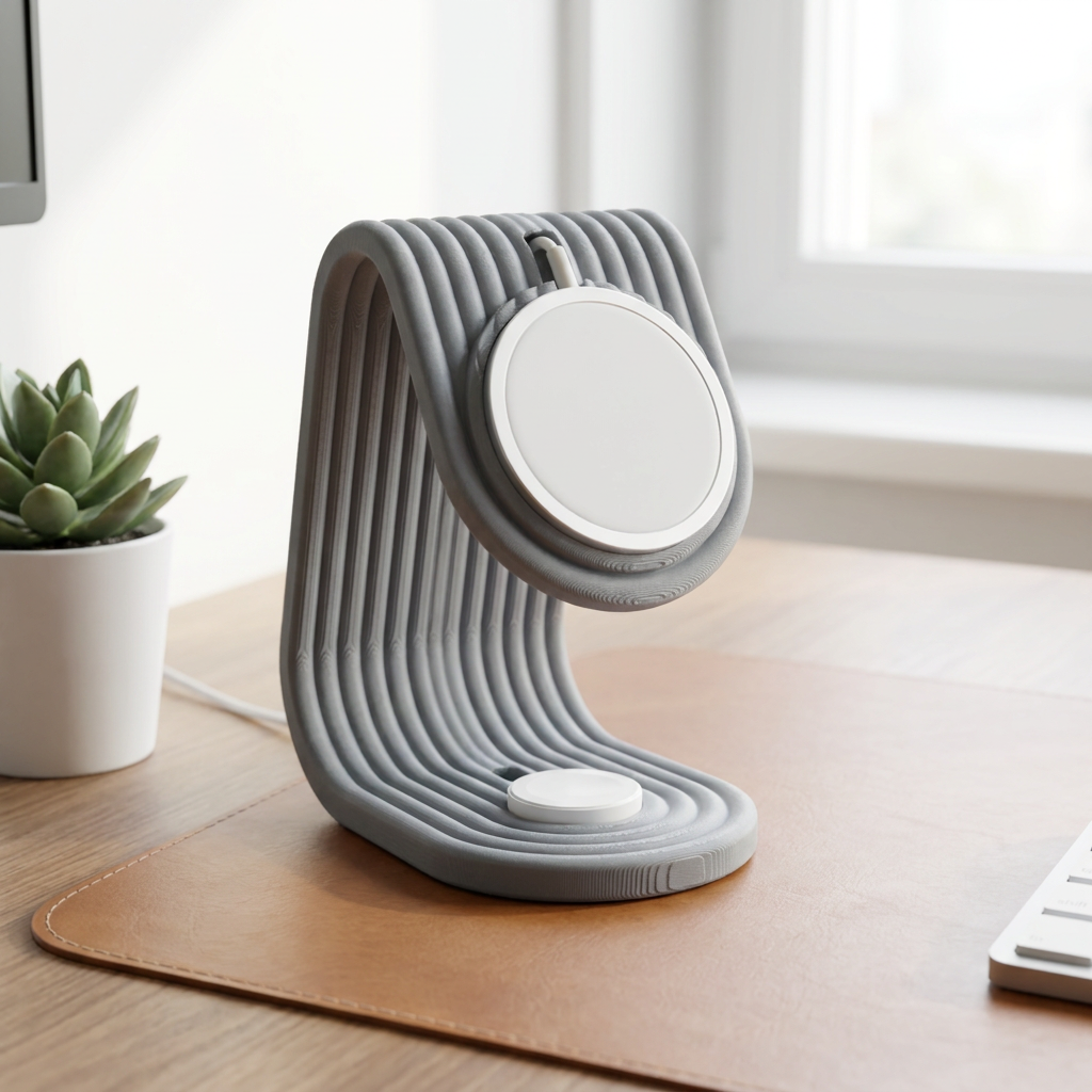Soporte de carga para iPhone y Apple Watch