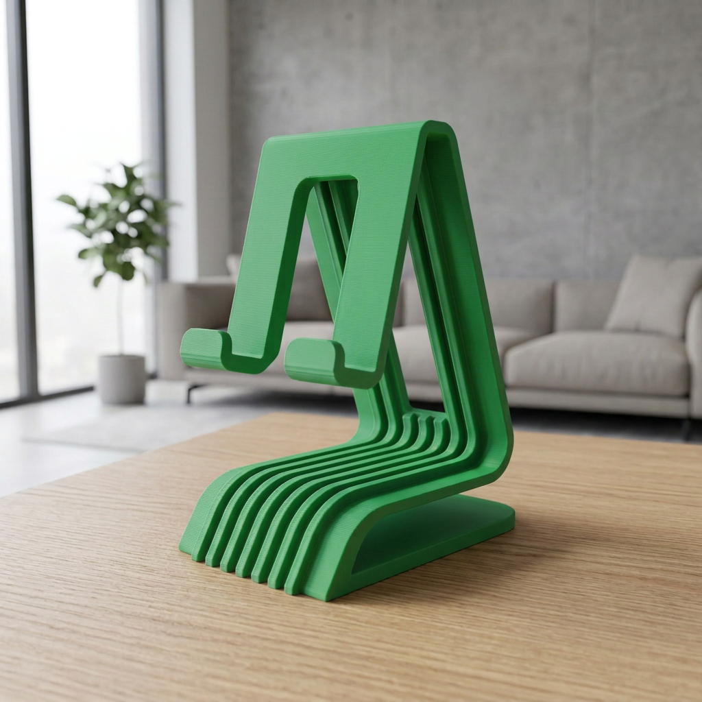 Soporte para celular Onami - Diseño elegante y firme, variante Verde.