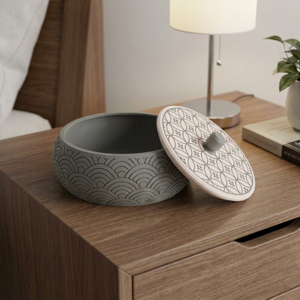 Alhajero Aomi elegante, variante Gris / Beige.