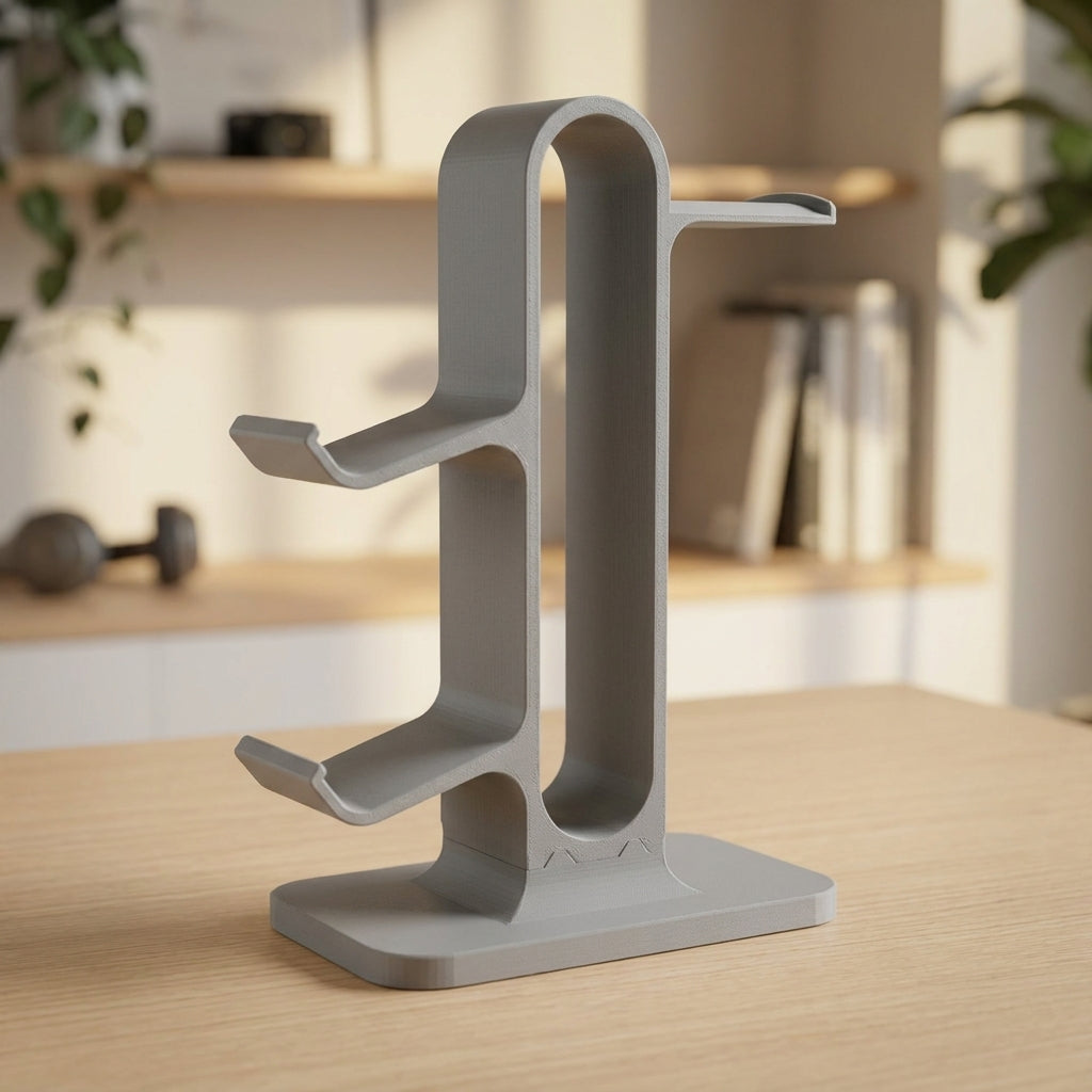 Soporte para Auriculares y Controles - Diseño Elegante